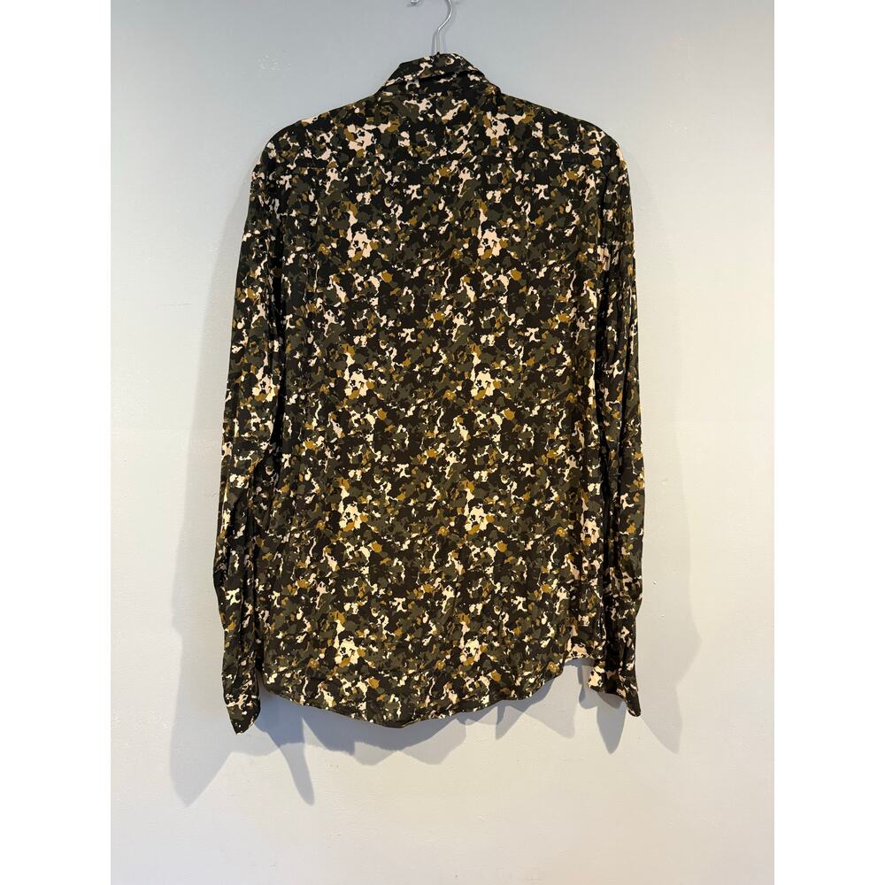 Zara Relaxed Fit Abstract Print Button-Down Shirt… - image 5